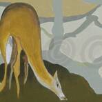 "Deerscape 3"
6" x 36"
Acrylic on Canvas. SOLD